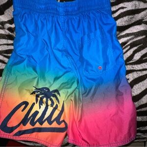 Old Navy Kids Swim Trunks - Blue, Green, Pink